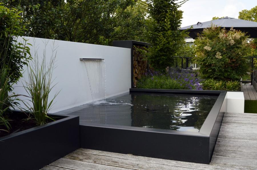 01 Exclusieve waterpartij in tuin Millingen aan de Rijn 8