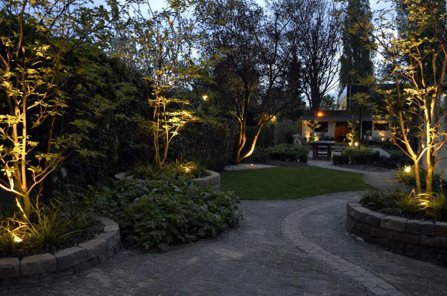 Tuinontwerp Tuinverlichting Parktuin Nijmegen