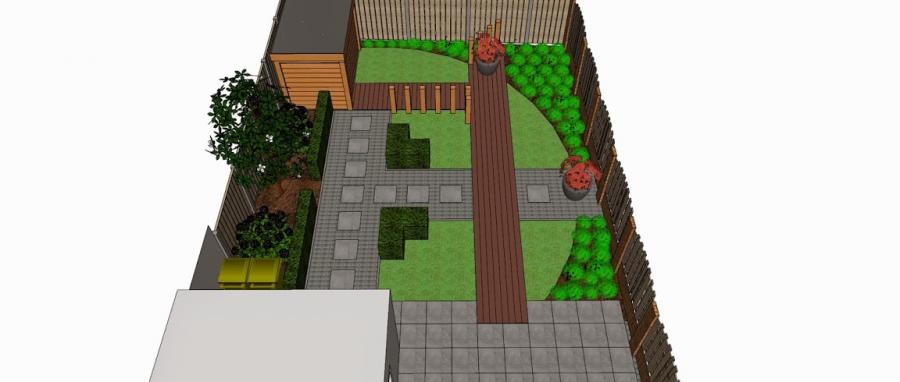 Tuinontwerp 3D Drunen 1
